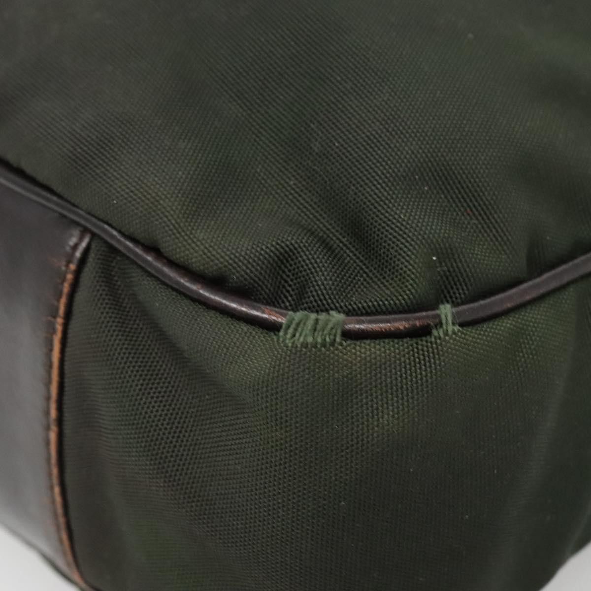 Gucci GUCCI Bamboo Hand Bag Nylon Khaki Silver 001 1577 001 1577 Size ONE SIZE - 12 Thumbnail