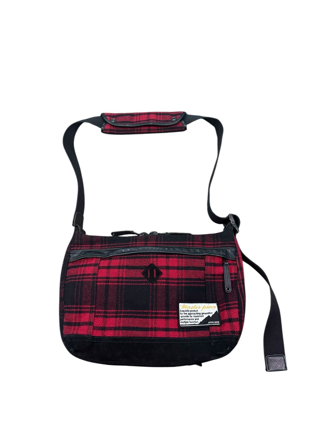 MasterPiece RARE MASTERPIECE PLAID WOOL MASSENGER BAG Size ONE SIZE - 1 Thumbnail