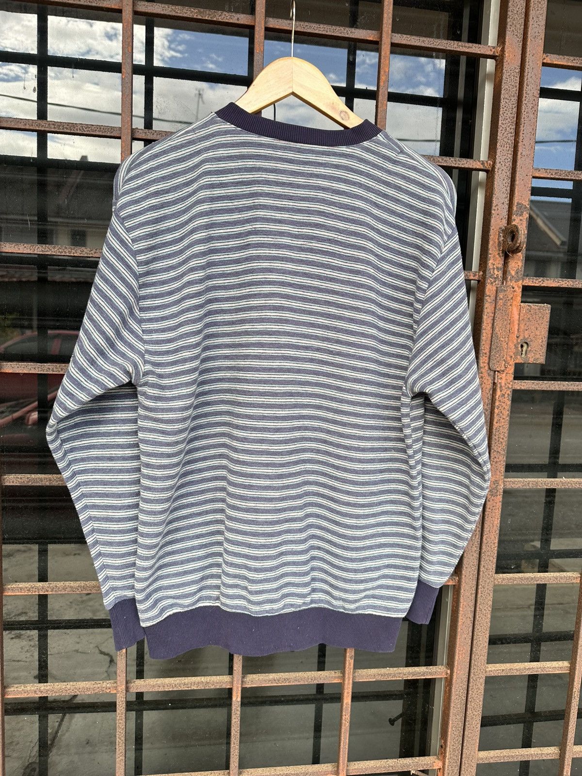 Golden Bear 👹Vintage Golden Bear Striped Pullover Crewneck Size US M / EU 48-50 / 2 - 7 Thumbnail