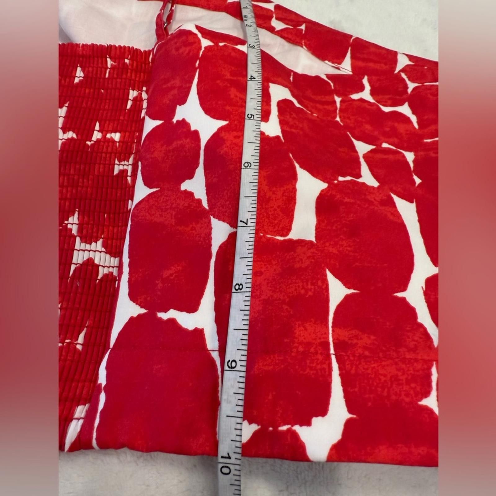 Other Banana Republic Factory crop top red abstract polka dot XXL Size XXL / US 16-18 / IT 52-54 - 9 Thumbnail