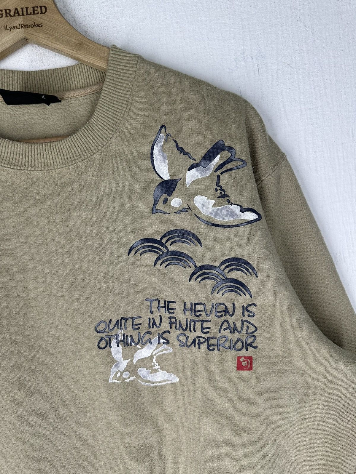 Japanese Brand Vintage Modern Label Sweatshirt Size US L / EU 52-54 / 3 - 5 Thumbnail