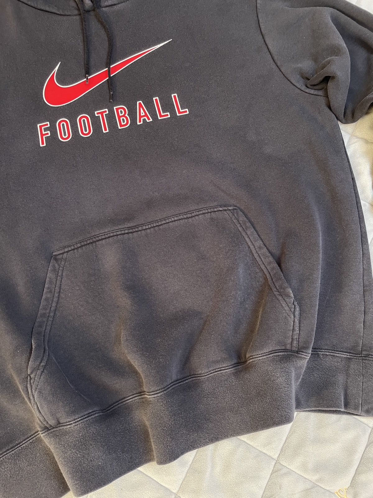 Nike × Vintage Vintage Nike Football Hoodie Size US XXL / EU 58 / 5 - 4 Thumbnail