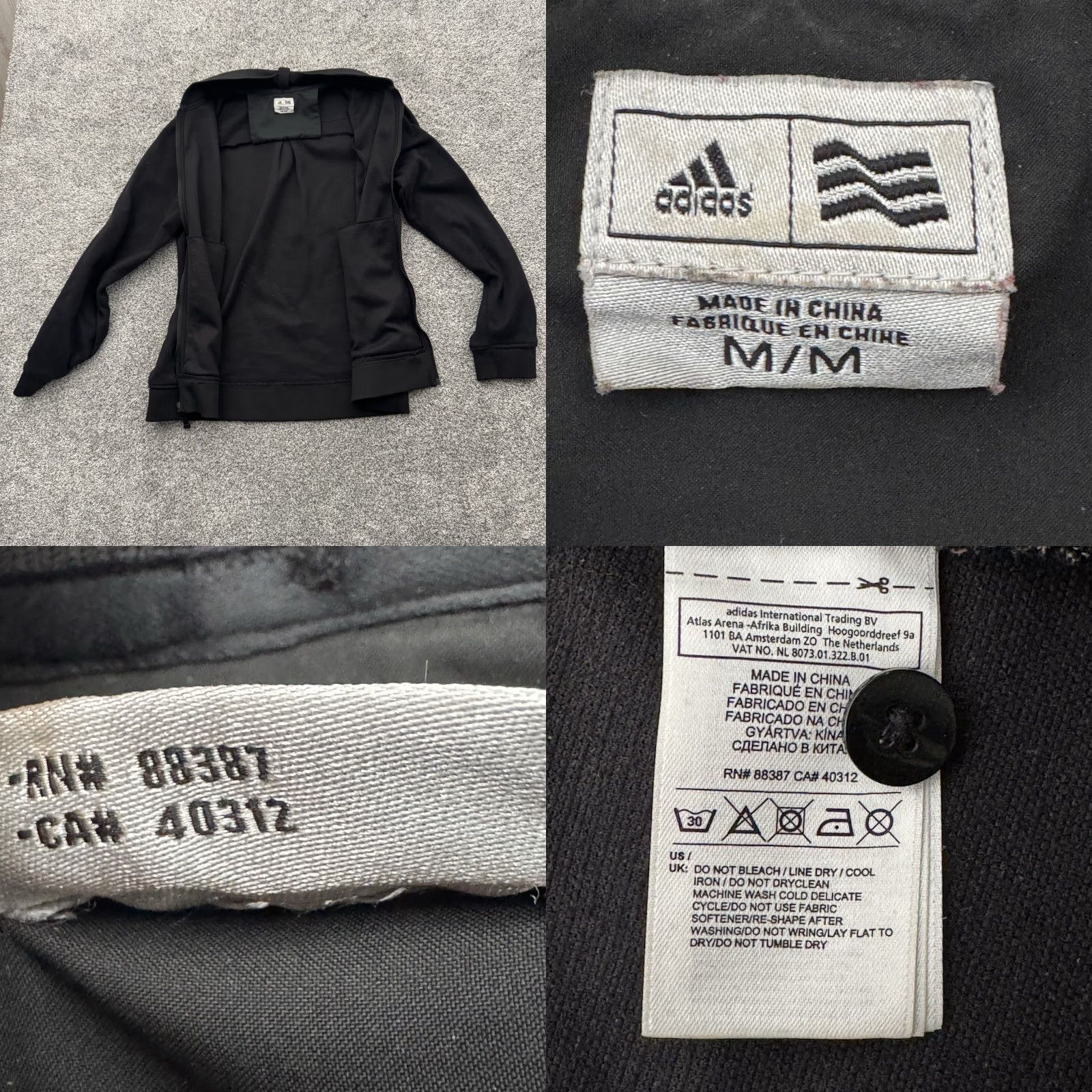 Adidas Adidas Knit Jacket Womens M Full Zip Streetwear Pockets 2011 Athleisure Black Medium Regular Jacket Womens Size M / US 6-8 / IT 42-44 - 8 Thumbnail
