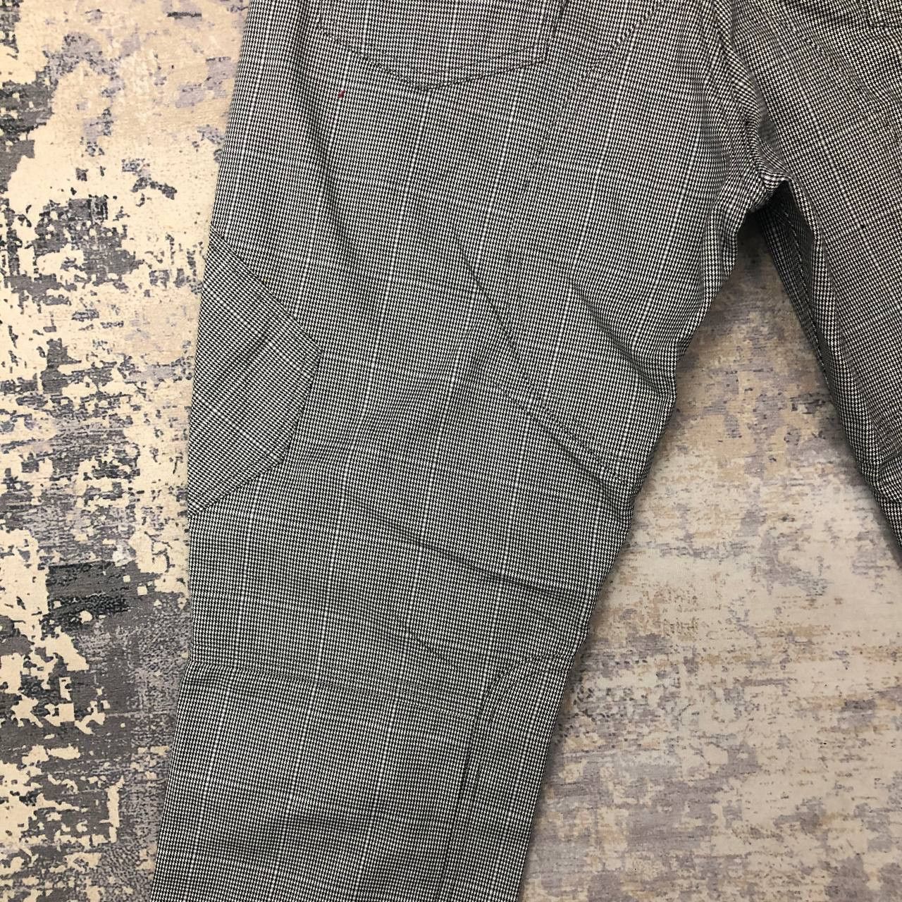 If Six Was Nine P820 ROUGH LAUGH LAF HOUNDSTOOTH CARGO ZIPPER PANTS Size US 32 / EU 48 - 9 Thumbnail