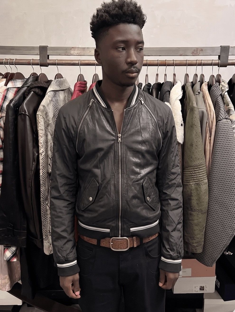 Dolce & Gabbana Dolce & Gabbana 2-in-1 Convertible Leather Vest Size US M / EU 48-50 / 2 - 1 Thumbnail