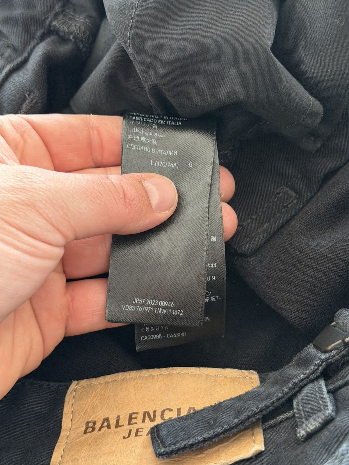 Balenciaga BALENCIAGA DEMNA BAGGY SKATER CARGO DENIM CARPENTER ITALY L Size US 34 / EU 50 - 16 Thumbnail