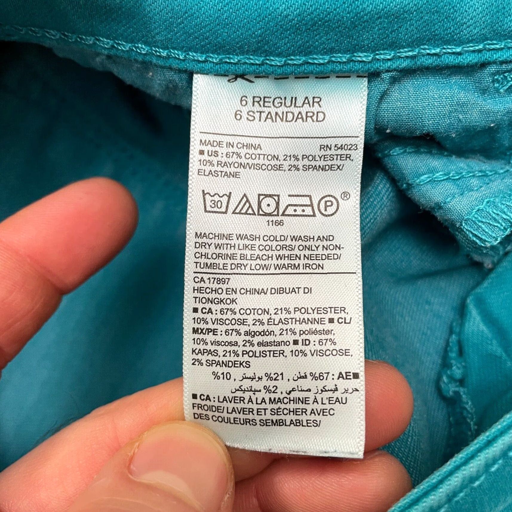 Old Navy Old Navy Rockstar Skinny Denim Jeans Womens 6 Teal Blue Mid Rise Stretch 28x26 Size 28" / US 6 / IT 42 - 6 Thumbnail
