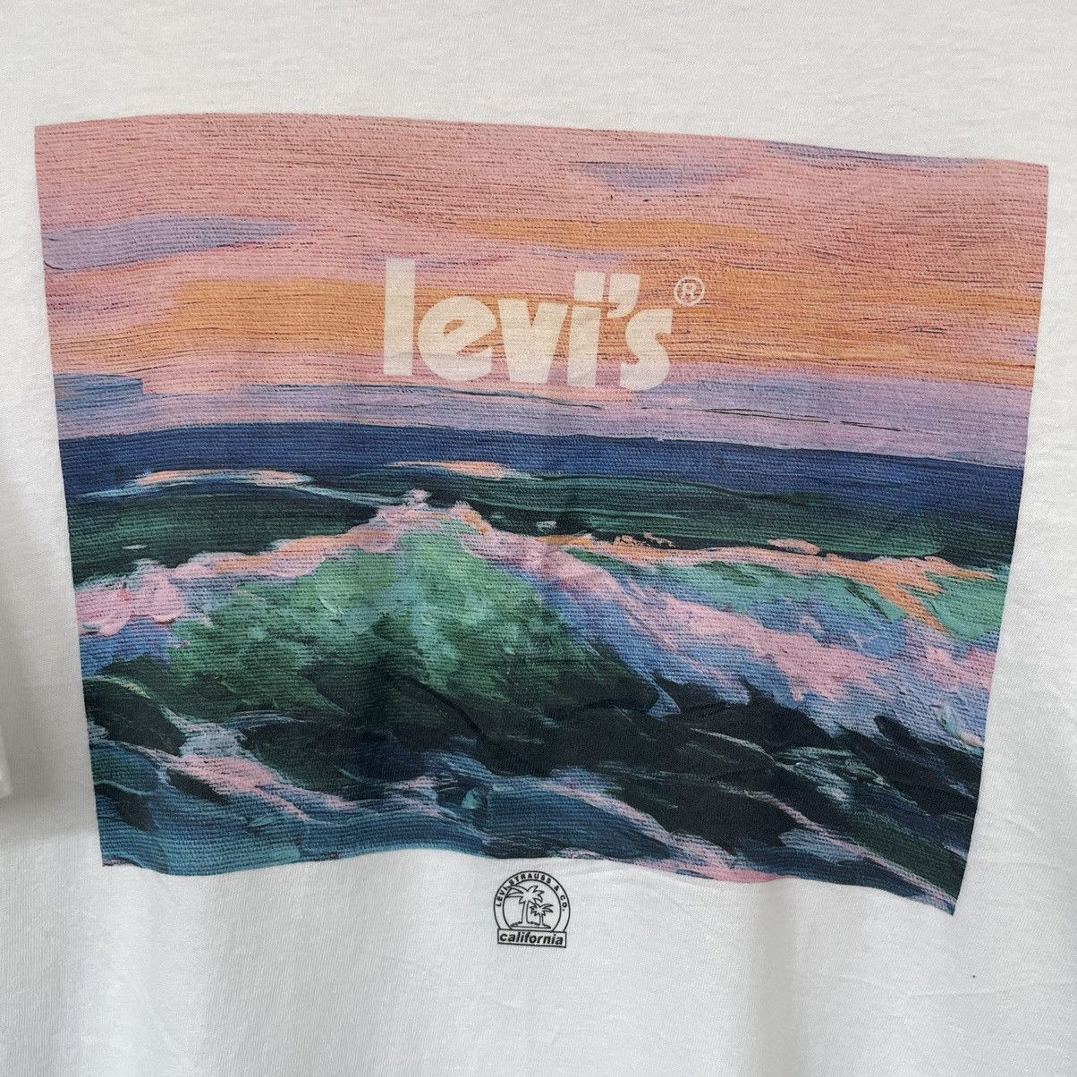 Levi's Levis California Relaxed Fit T Shirt Size US XL / EU 56 / 4 - 2 Thumbnail