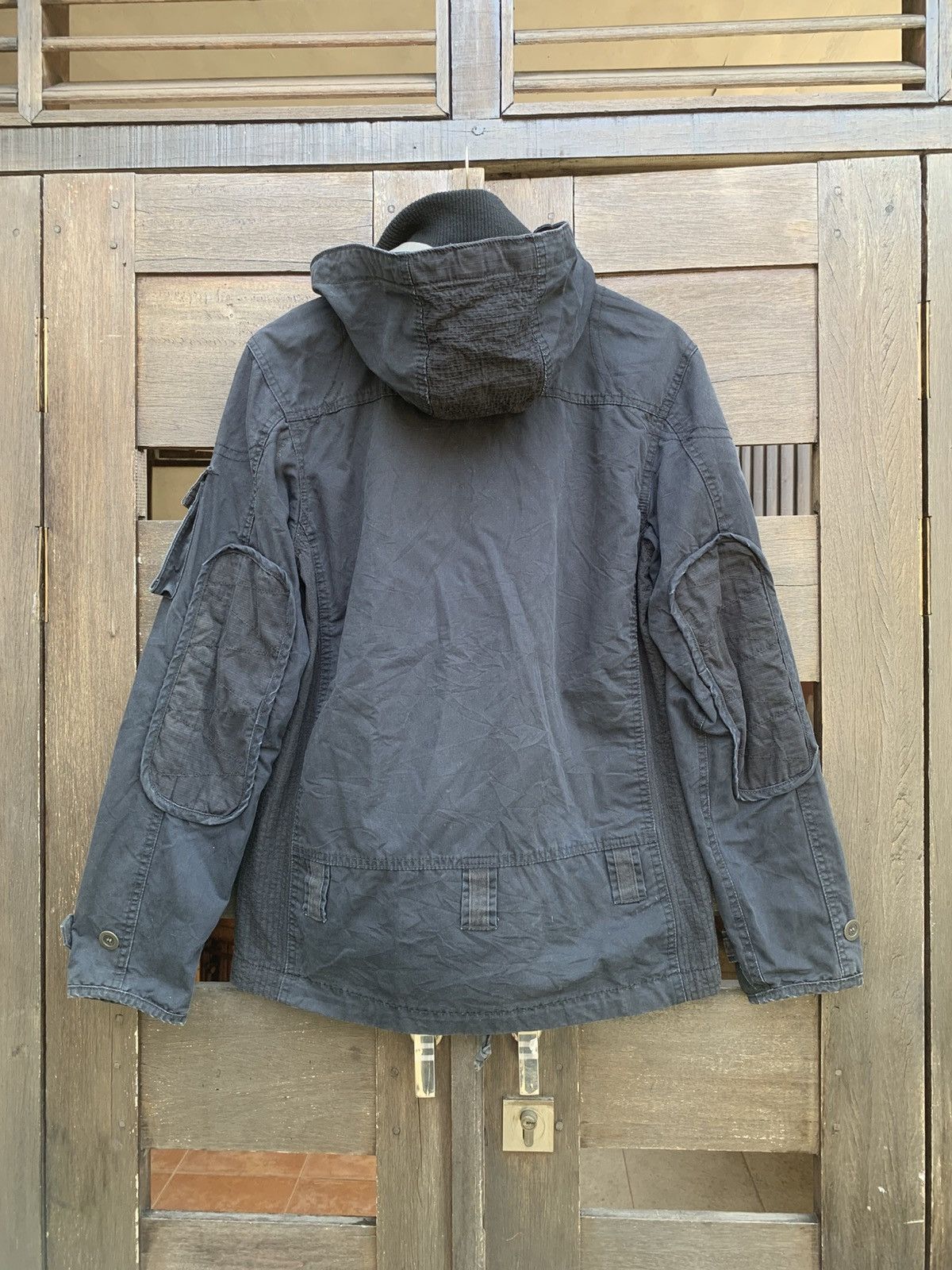 Ma+ Japanese Raw Washed Utility Multi Pocket Jacket Size US XL / EU 56 / 4 - 19 Thumbnail