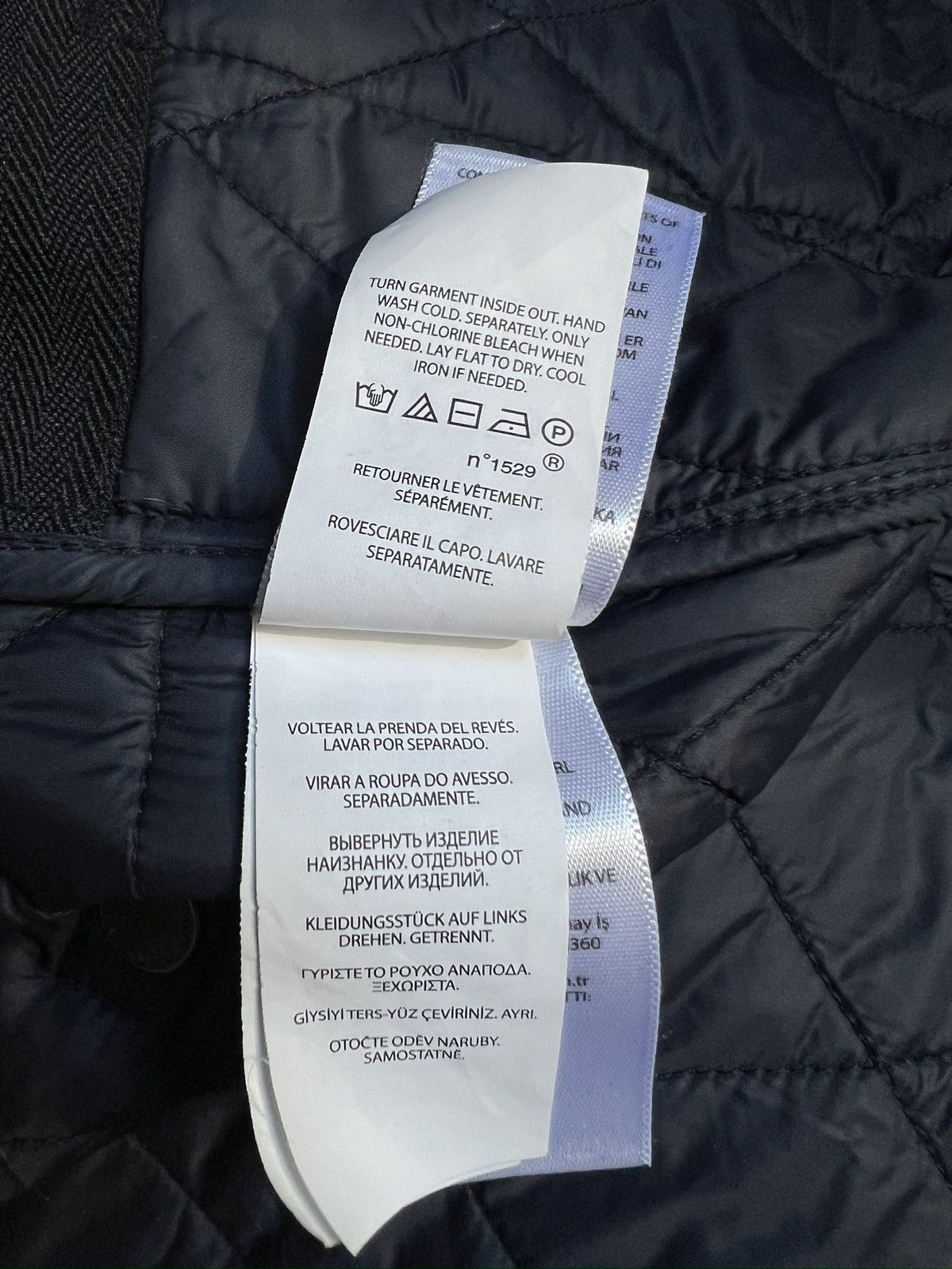 Polo Ralph Lauren Granatowa pikowana kurtka Polo Ralph Lauren Size US XL / EU 56 / 4 - 9 Thumbnail