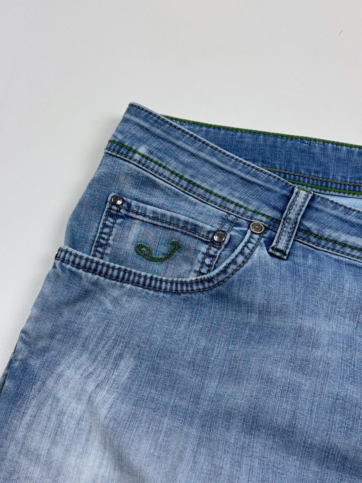 Jacob Cohen Distressed Jacob Cohen Lightweight Washed Denim Jeans Pants Size US 35 - 8 Thumbnail
