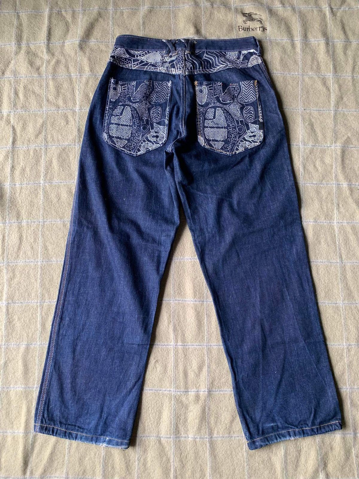 Jordan Brand 1999-2000’s JORDAN BRAND JORDAN 15 DENIM PANTS Size US 32 / EU 48 - 1 Thumbnail