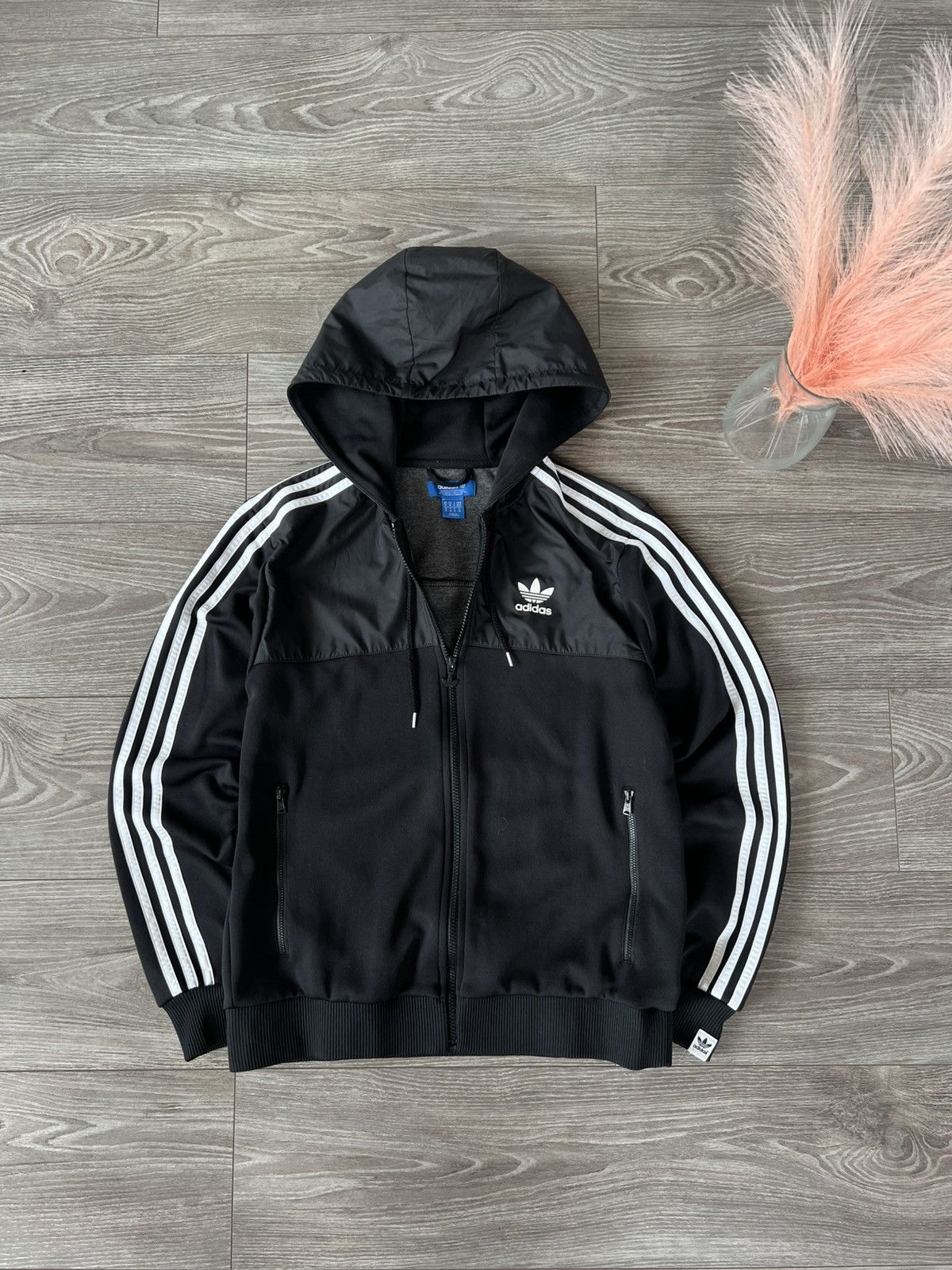 Adidas Archival Adidas Three Stripes Avant Garde Nylon Jacket Size US M / EU 48-50 / 2 - 5 Thumbnail
