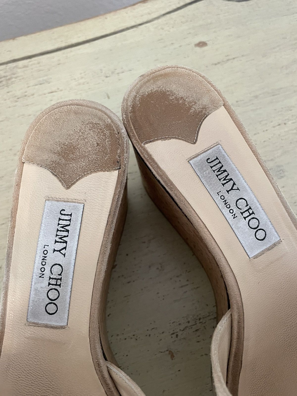 Jimmy Choo Deedee 80 Platform Slides Size US 7 / IT 37 - 3 Thumbnail