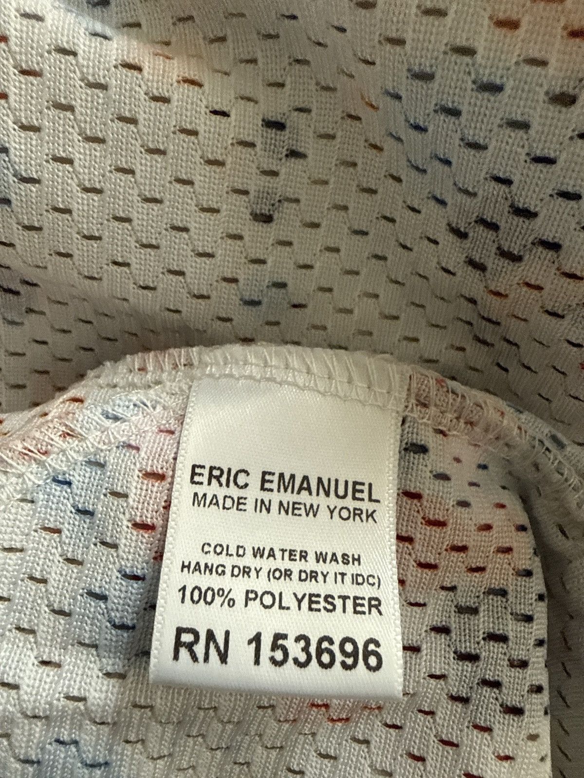 Eric Emanuel Shirt paint splatter mesh-beige red Size US 32 / EU 48 - 6 Thumbnail