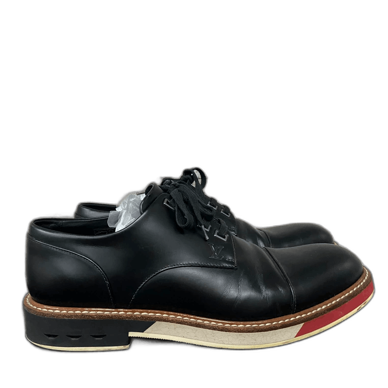 Louis Vuitton louis vuitton black formal shoes-2507 Size US 7.5 / EU 40-41 - 1 Thumbnail