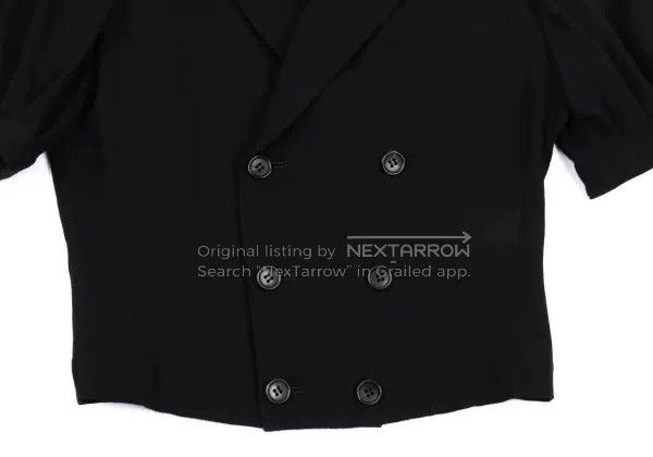 Comme des Garcons Comme Des Garcons size F Black vintage double-breasted top Size S / US 4 / IT 40 - 5 Thumbnail