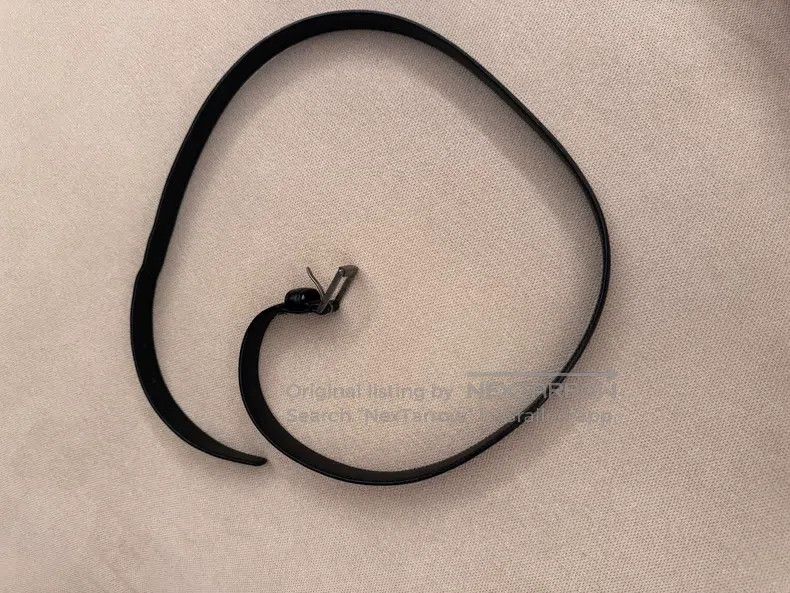 Saint Laurent Paris Saint Laurent Paris size 85 Black silver belt Size ONE SIZE - 3 Thumbnail