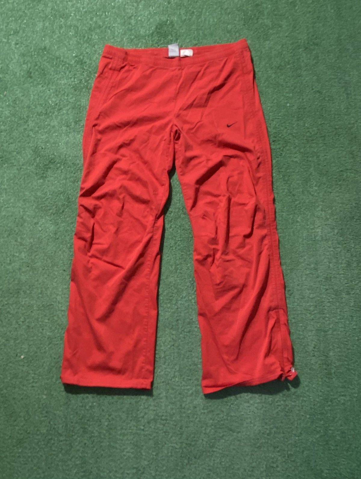 Nike × Vintage Nike parachuta pants red vintage Size US 34 / EU 50 - 1 Thumbnail