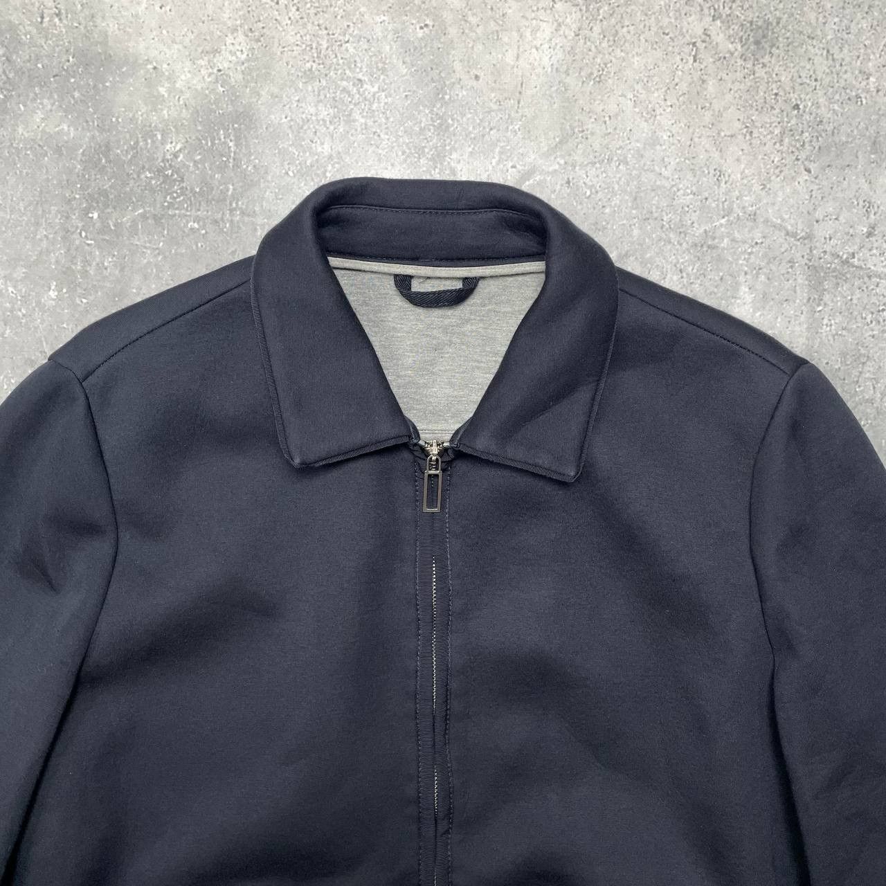 Paolo Pecora Paolo Pecora Milano Modal Collared Jacket Blue Size 50 Size US M / EU 48-50 / 2 - 2 Thumbnail