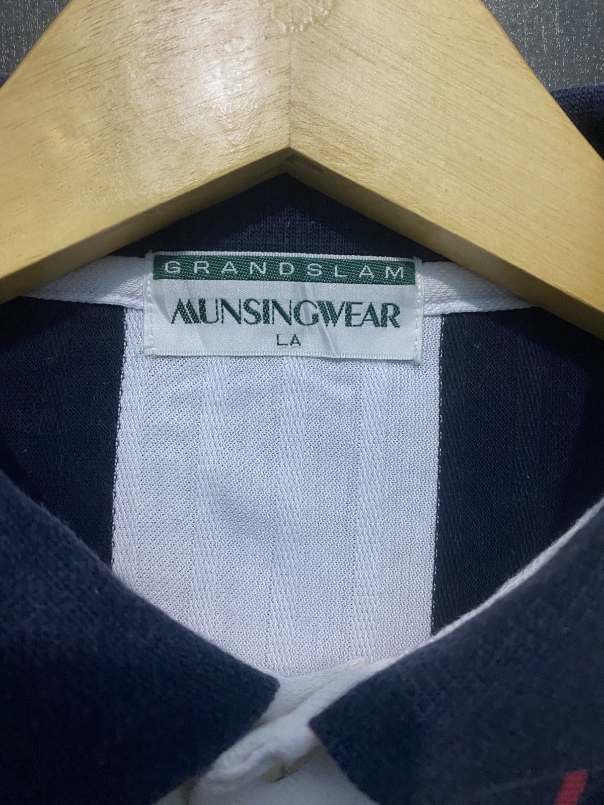 Grand Slam Vintage grand slam munsingwear poloshirt striped Size US XXL / EU 58 / 5 - 5 Thumbnail