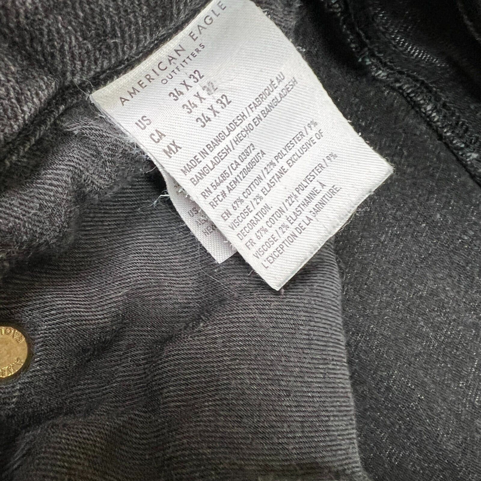 American Eagle Outfitters × Vintage American Eagle Jean 34x29 Next Level Flex Slim Distress Pant Size US 34 / EU 50 - 10 Thumbnail