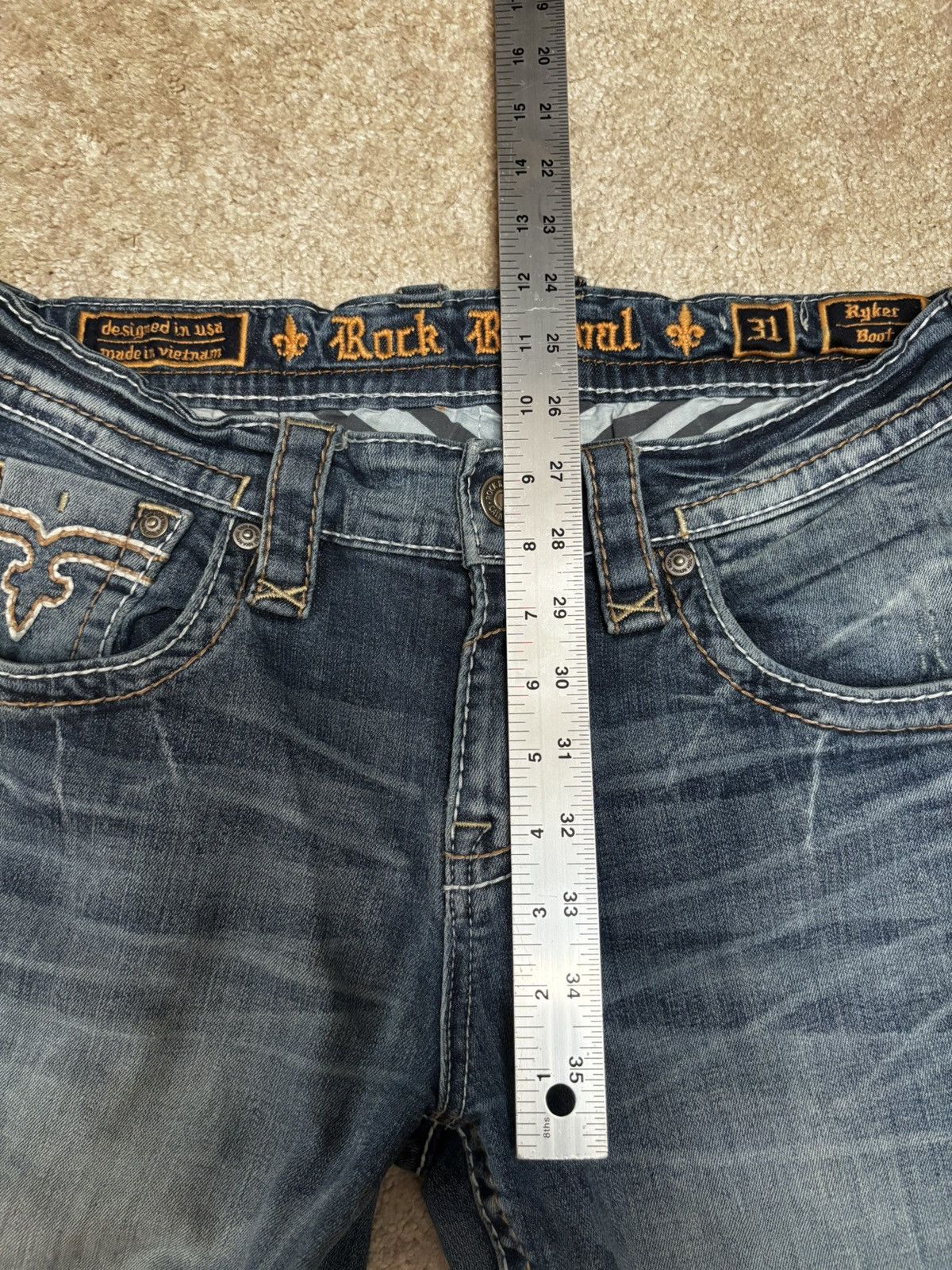 Rock Revival Rock Revival - Ryker Bootcut Jeans Size US 31 - 8 Thumbnail