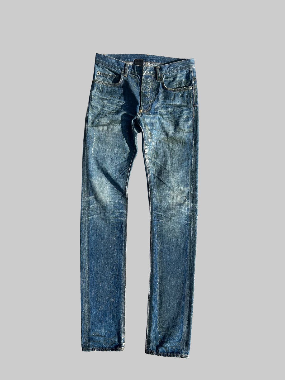 Dior Dior Homme x Hedi Slimane AW07 Clawmark Luster Denim | Grailed