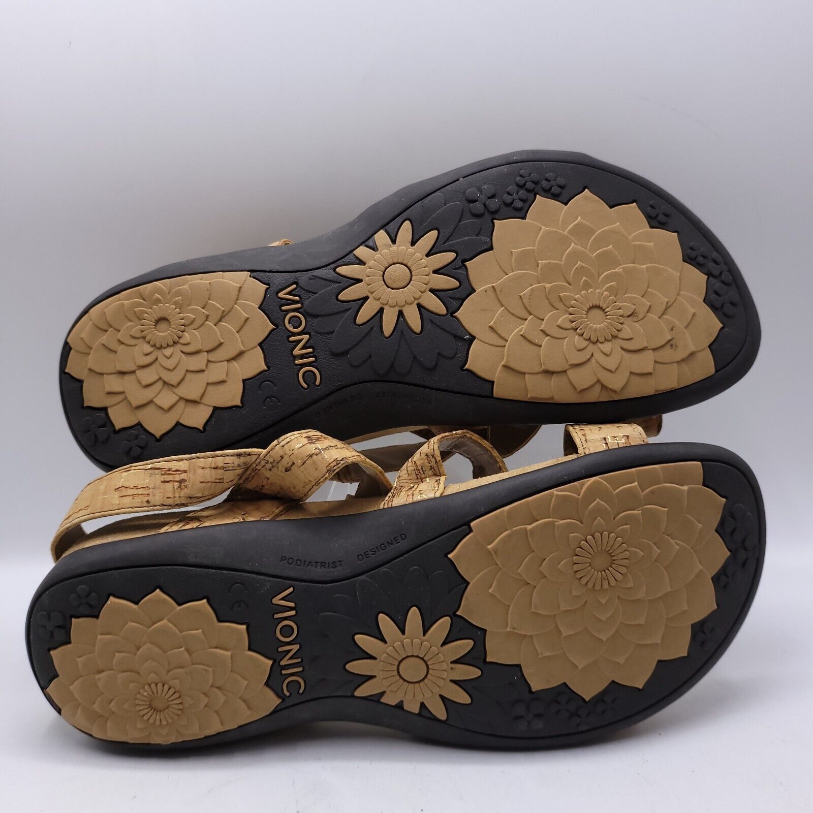 Vionic Vionic 44 Amber Slide Sandals Womens Size 7 TVW1275 Beige Size US 7 / IT 37 - 7 Thumbnail