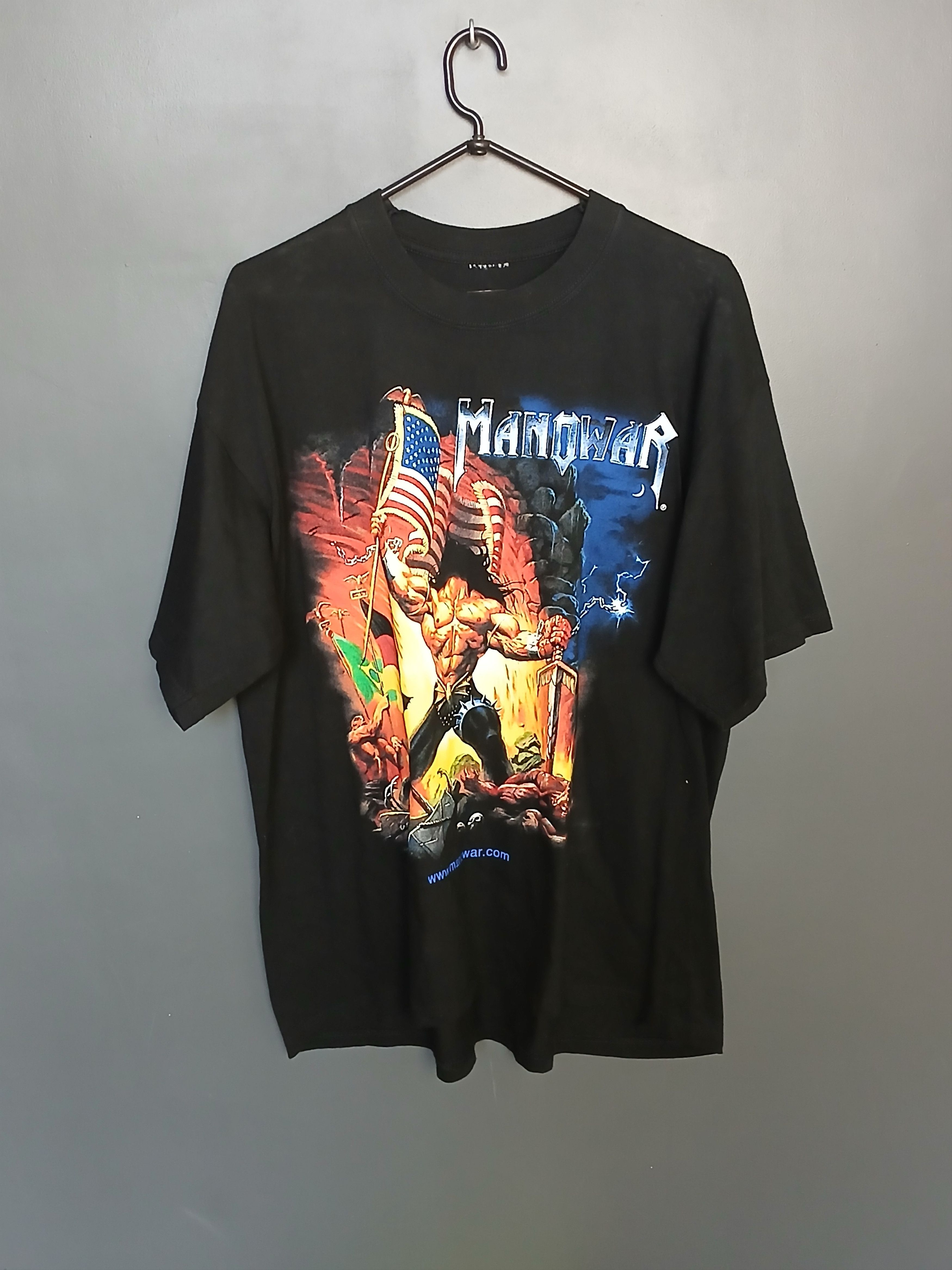 Band Tees Manowar Warrior Of The World T-Shirt Size US XL / EU 56 / 4 - 1 Thumbnail