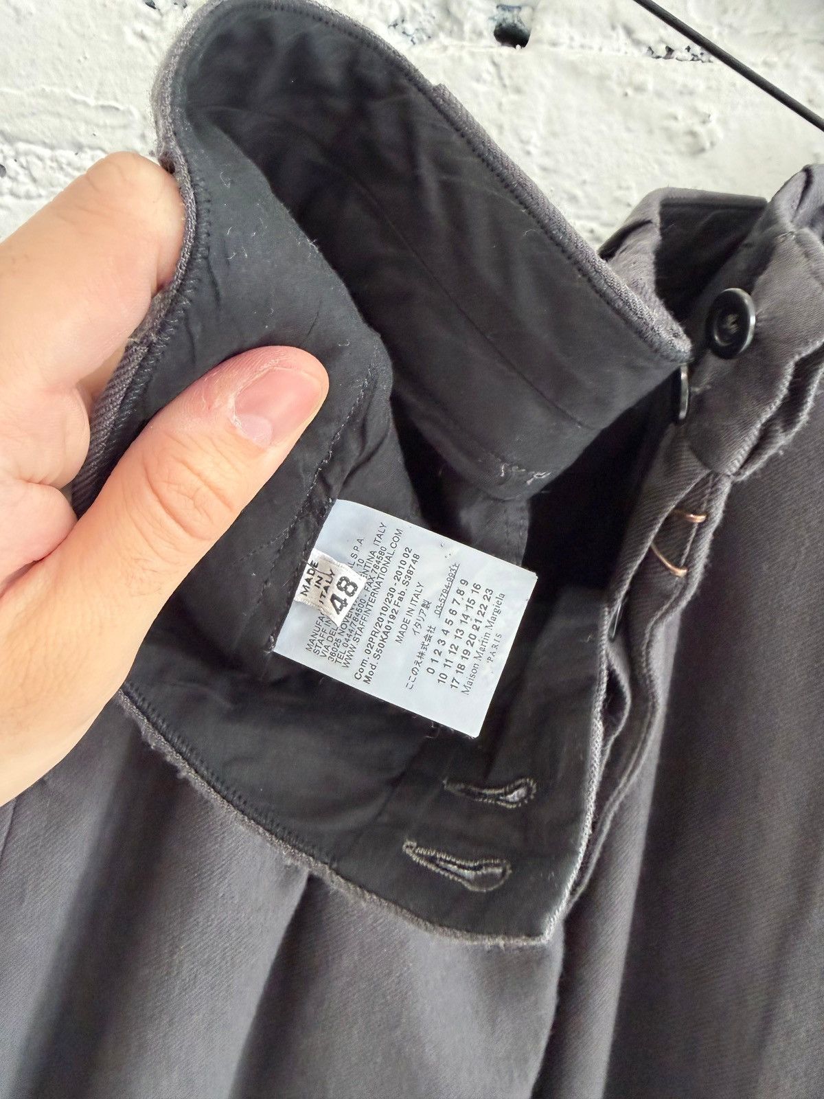 Maison Margiela 2000s MAISON MARTIN MARGIELA WOOL TROUSERS Size US 30 / EU 46 - 4 Thumbnail