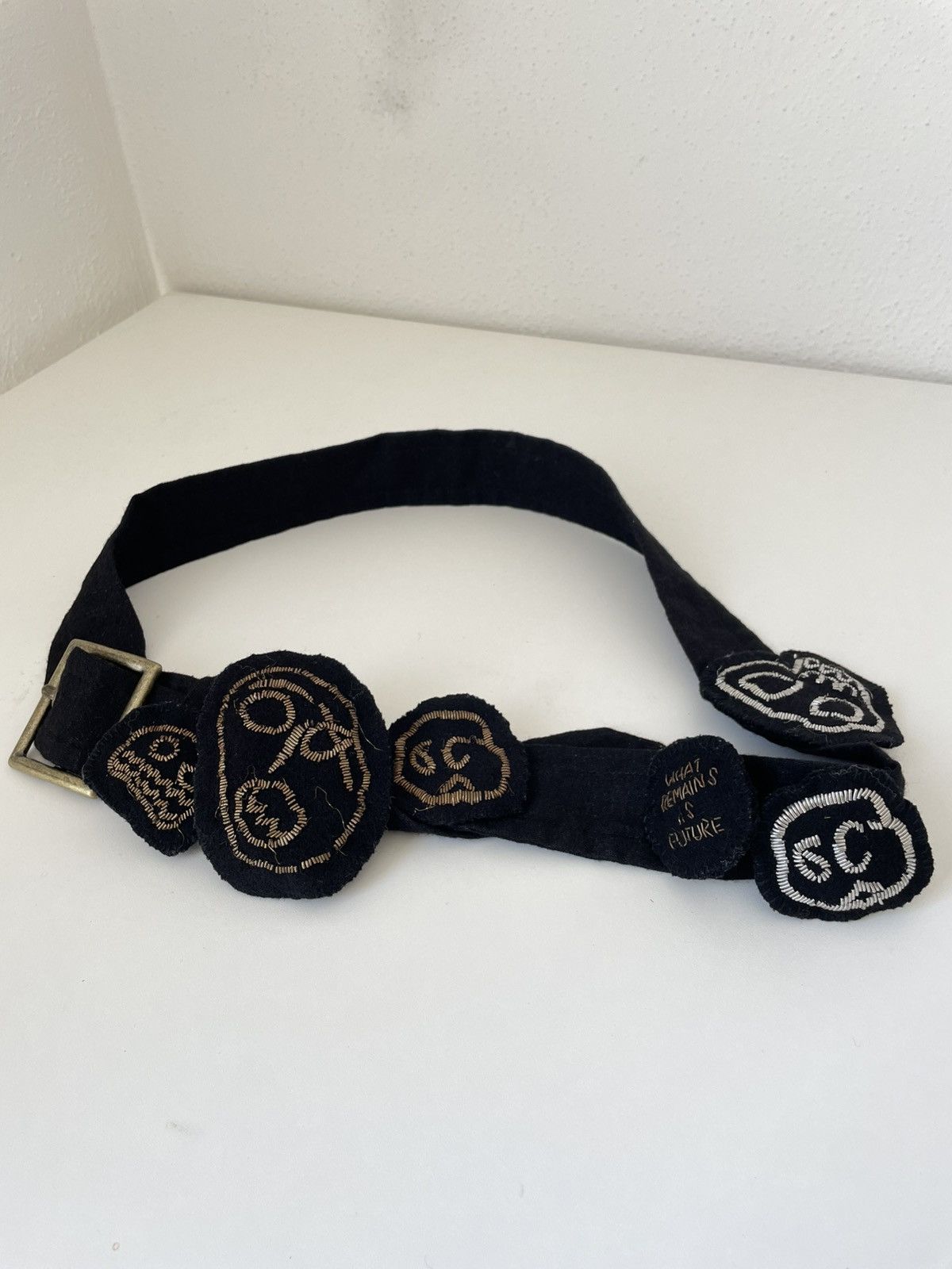Ann Demeulemeester MONNA 3,5CM BELT WITH DOUBLE RINGS | Grailed