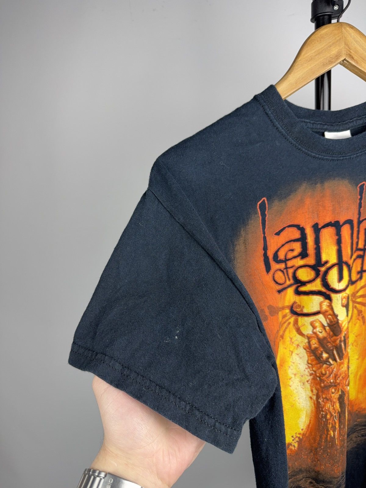 Band Tees 00s Lamb of God 2009 Vintage Band Tee Wrath Era Metal Size US M / EU 48-50 / 2 - 3 Thumbnail