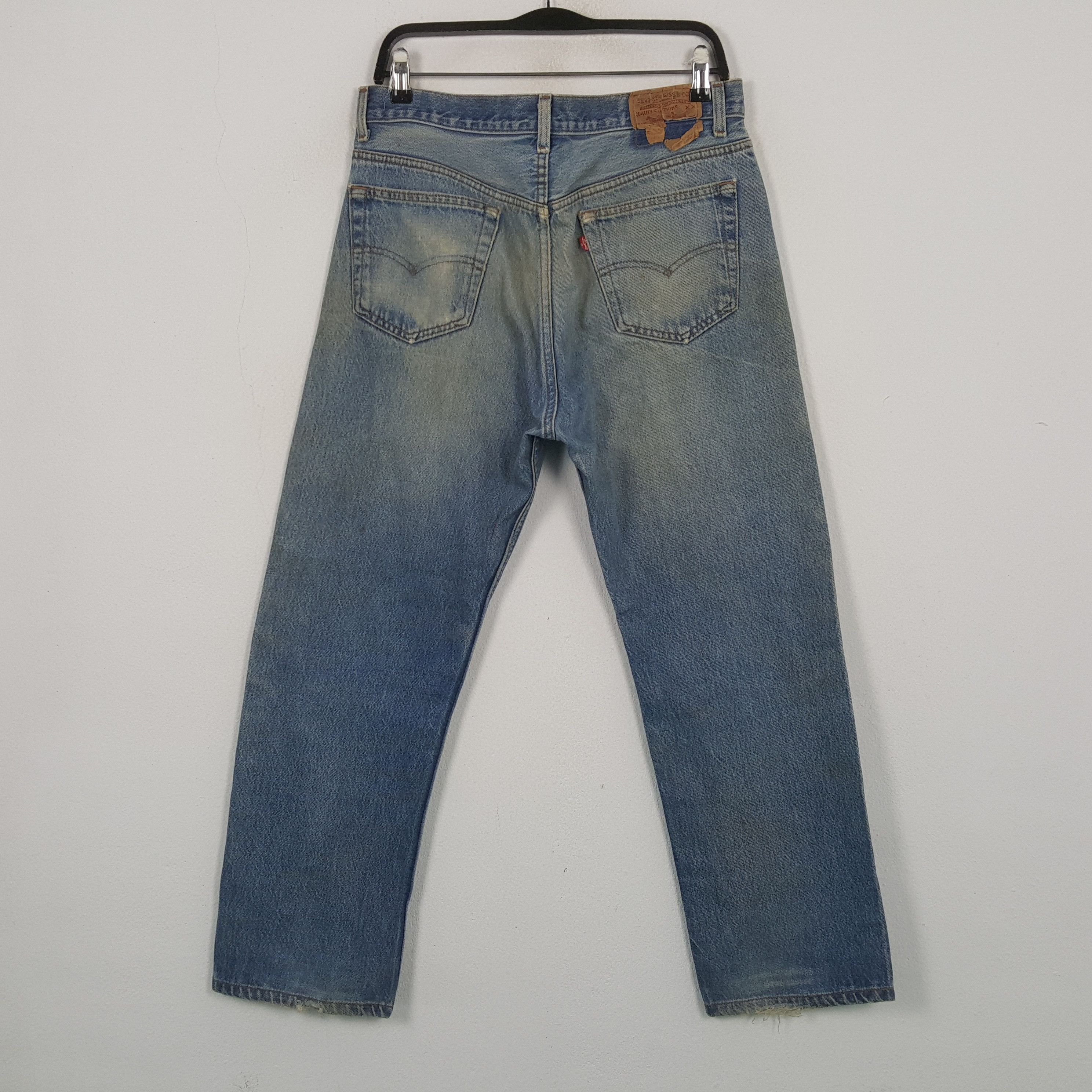 Levi's Levis Streetwear Style Distressed Jeans RR9 Size US 33 - 4 Thumbnail