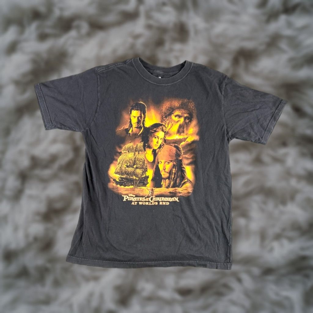 Disney VINTAGE Disney Pirates of the Caribbean At World’s End Movie Promo Black T Shirt M RARE Size US M / EU 48-50 / 2 - 1 Thumbnail