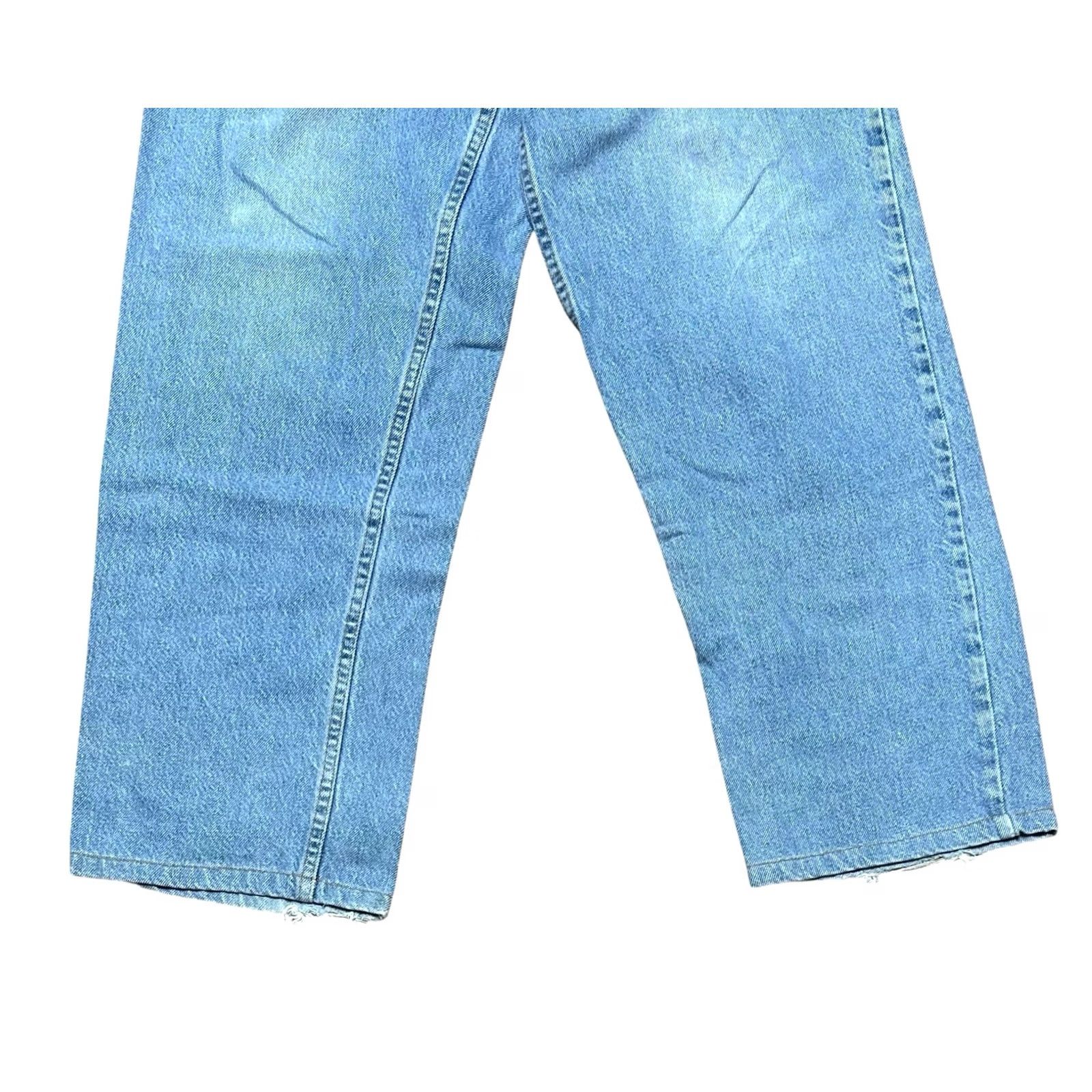 Vintage VINTAGE Retro Blues Jeans Woman Sz 18 Straight Denim 5-Pocket High Rise Made In USA Woman Mensignment? Size 40" / US 18 - 4 Thumbnail