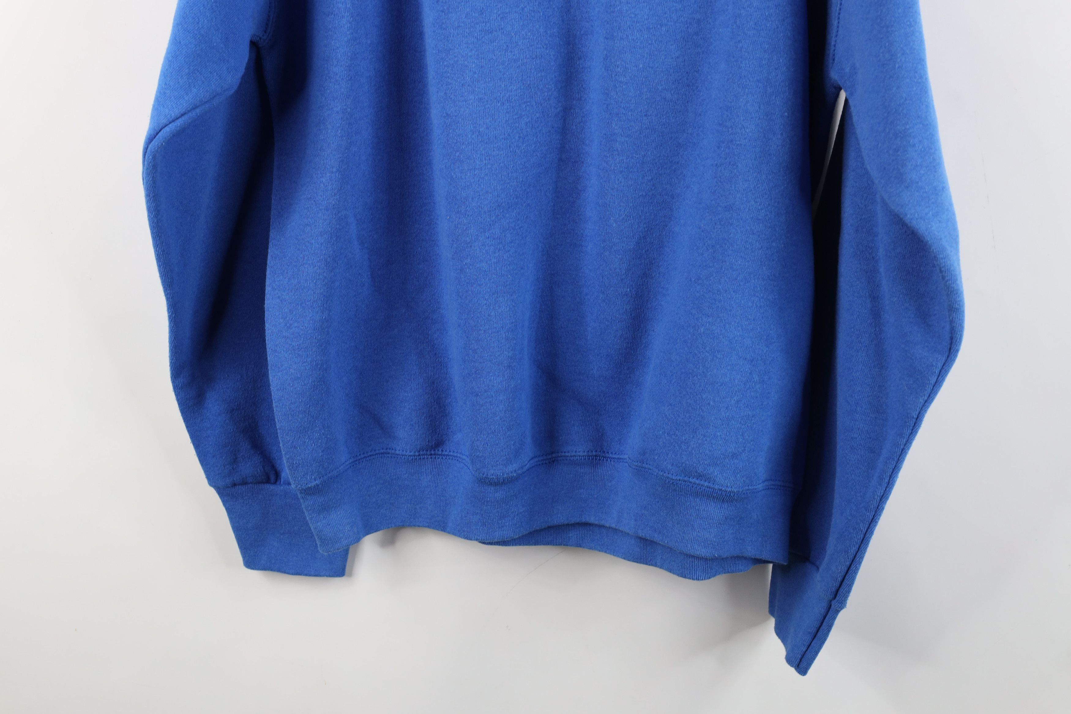 Vintage Vintage 90s Hockey Mom Varsity Crewneck Sweatshirt Blue USA Size L / US 10 / IT 46 - 11 Thumbnail