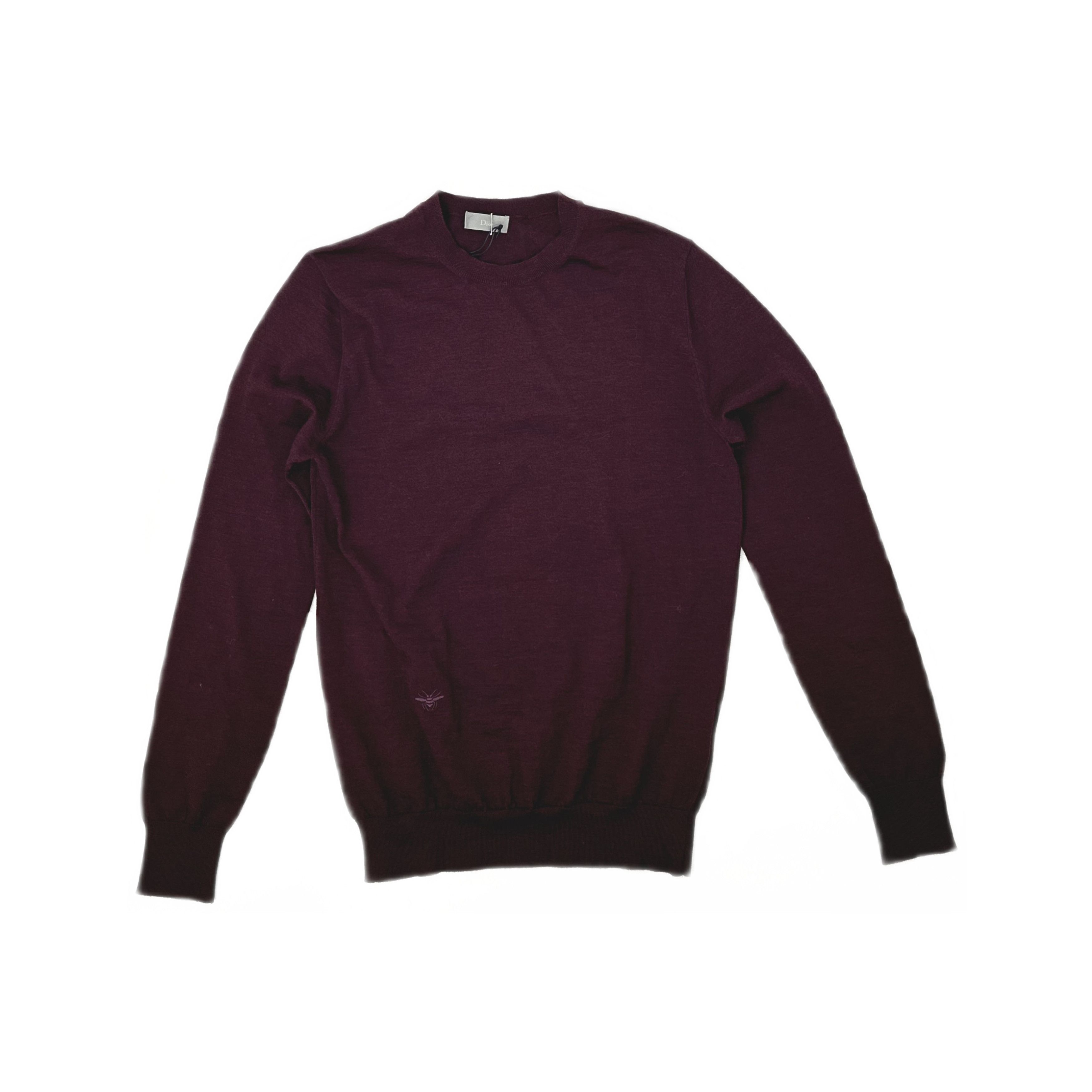 Dior Dior Bee Embroidered Virgin Wool Sweater Size S Size US S / EU 44-46 / 1 - 1 Thumbnail