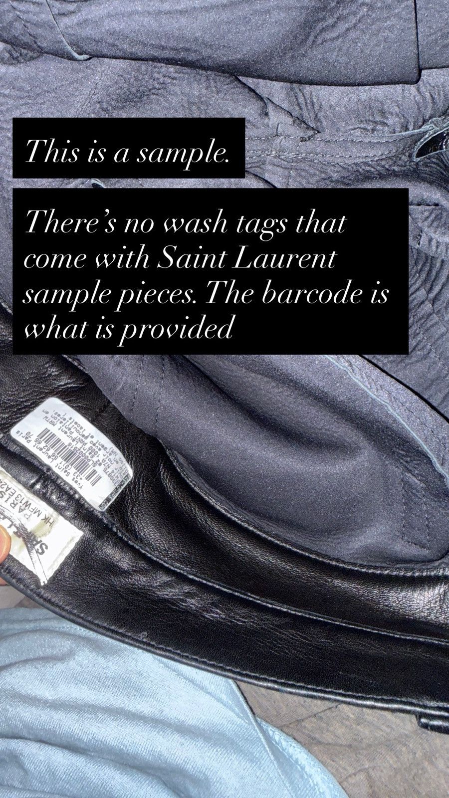 Saint Laurent Paris Saint laurent FW14 full leather biker pants SAMPLE read desc Size US 30 / EU 46 - 10 Thumbnail