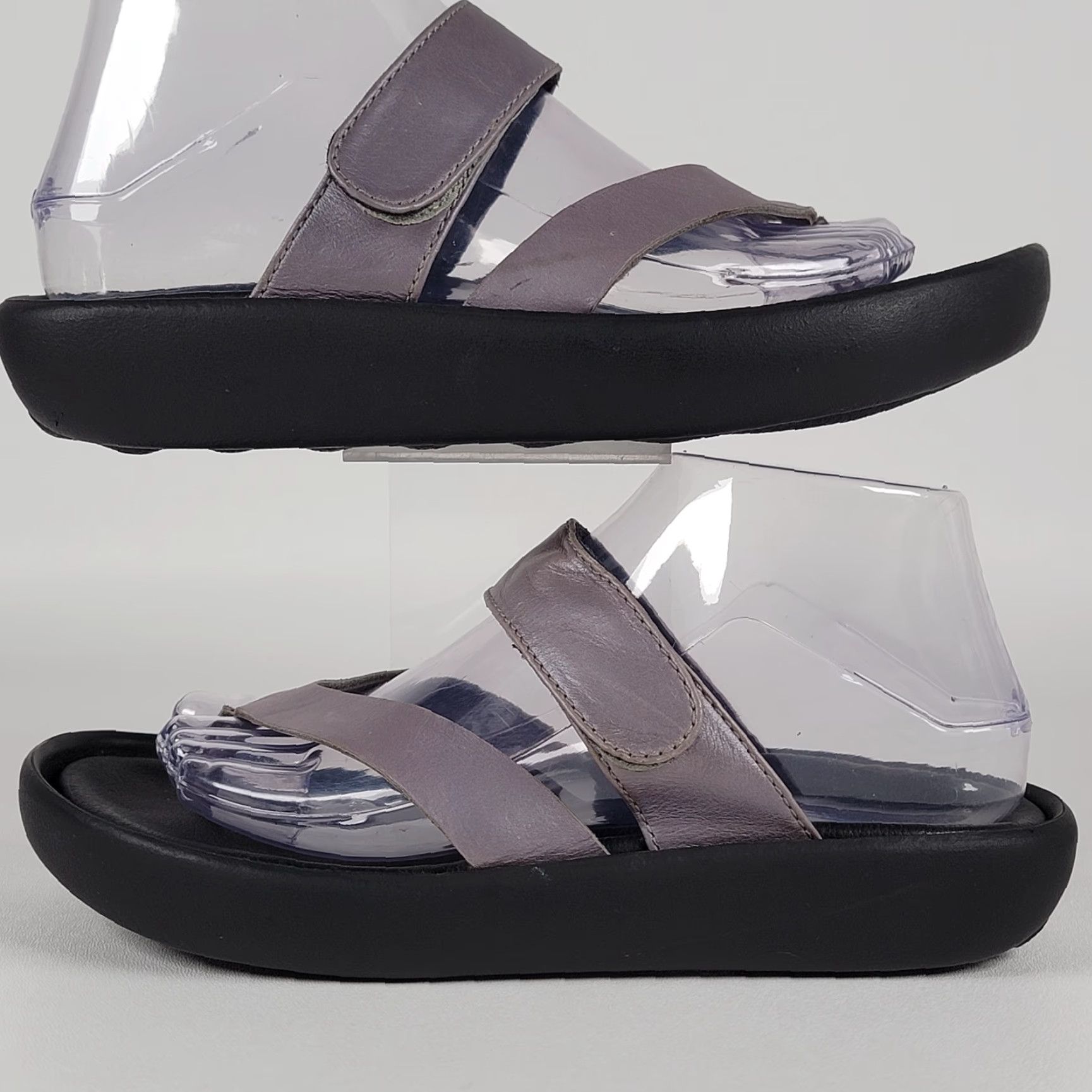 Vintage Wolky Sandal Womens Thong Slip On Tahiti Pink 38/7.5 Leather Wedge Flat Heel Mexico Size US 8 / IT 38 - 5 Thumbnail