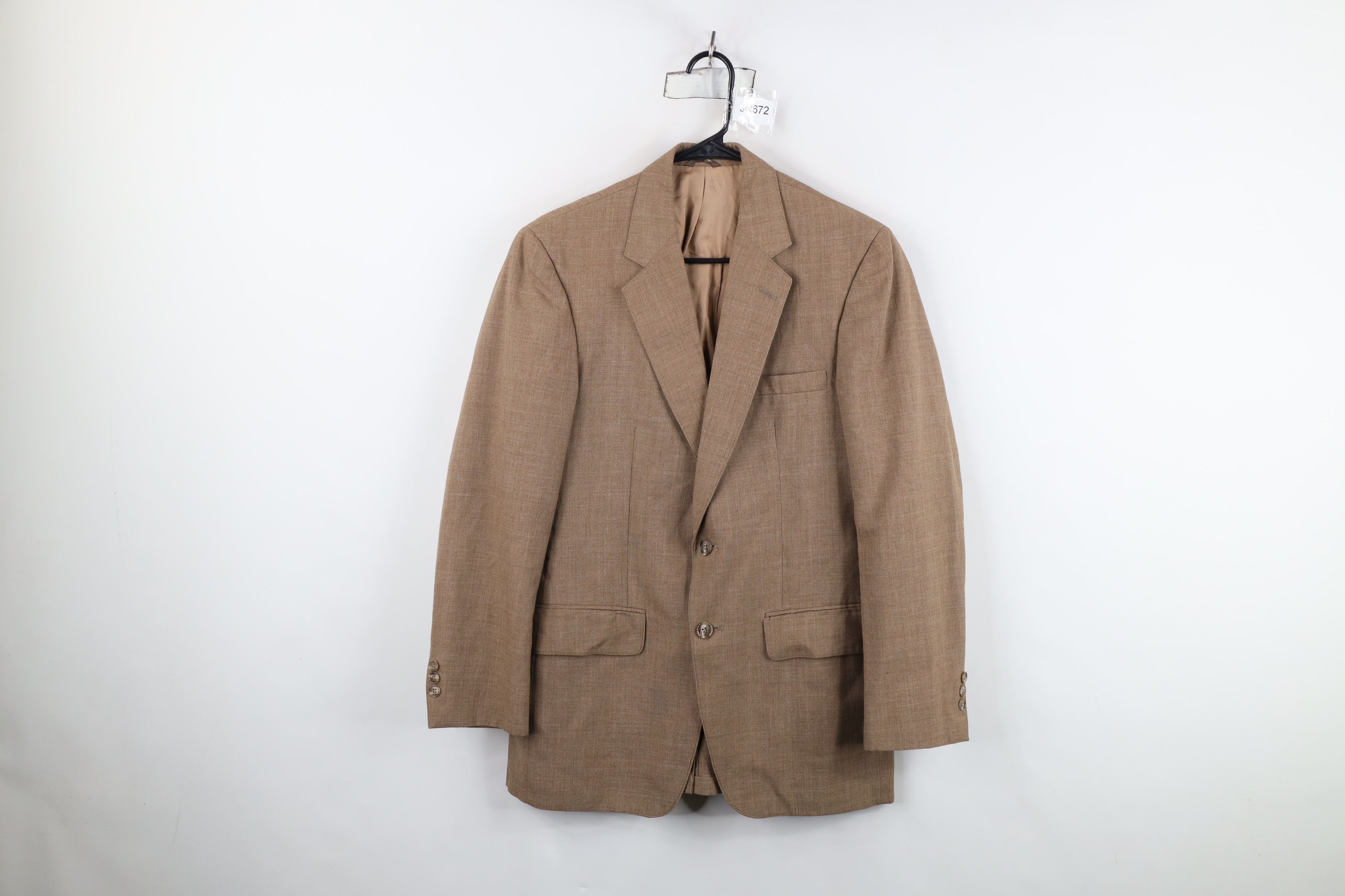 Vintage Vintage 50s 60s Streetwear Wool Blazer Suit Coat Jacket USA Size US L / EU 52-54 / 3 - 1 Thumbnail