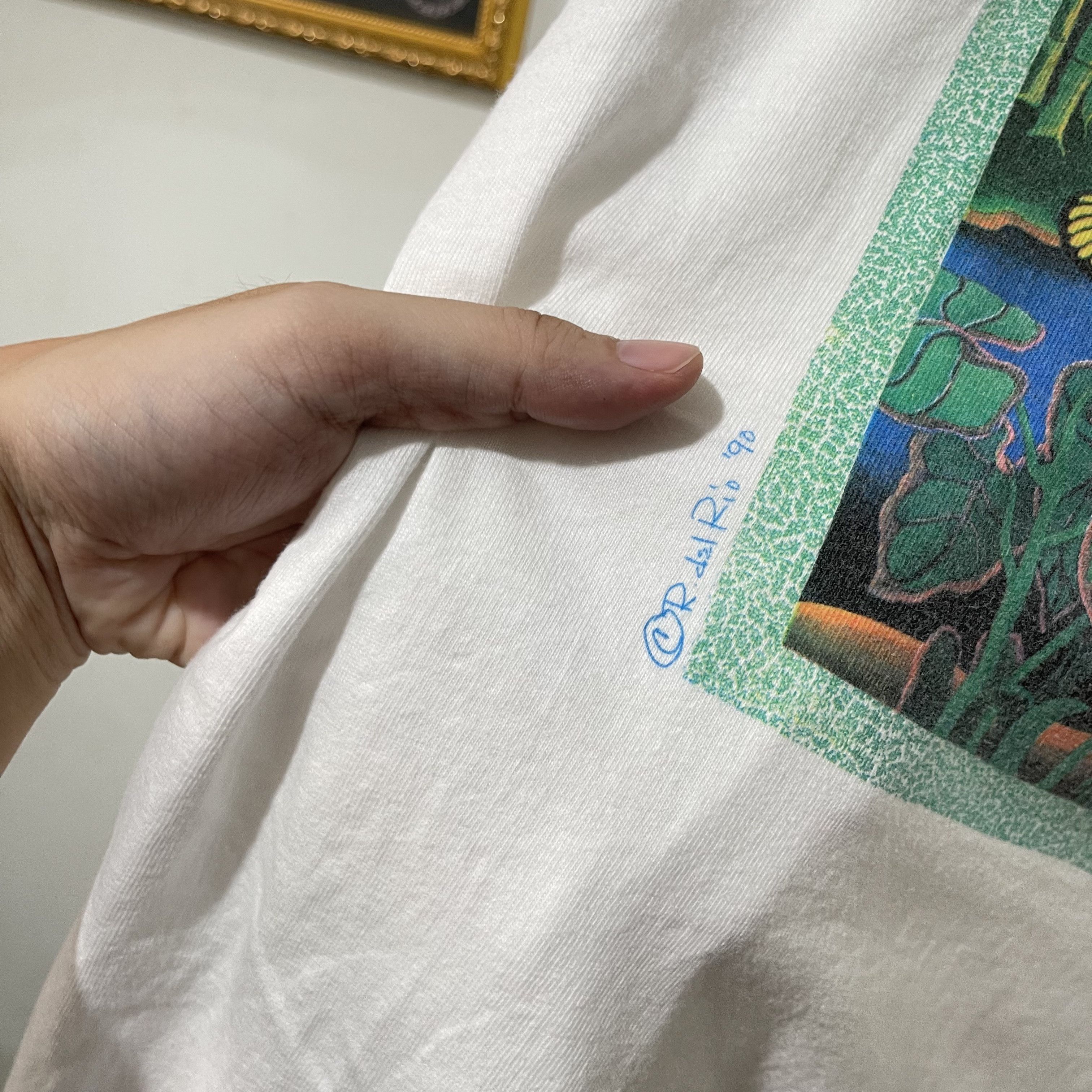 Vintage Vintage 90s Jungle Monkey Del Rio T-Shirt Size US L / EU 52-54 / 3 - 3 Thumbnail