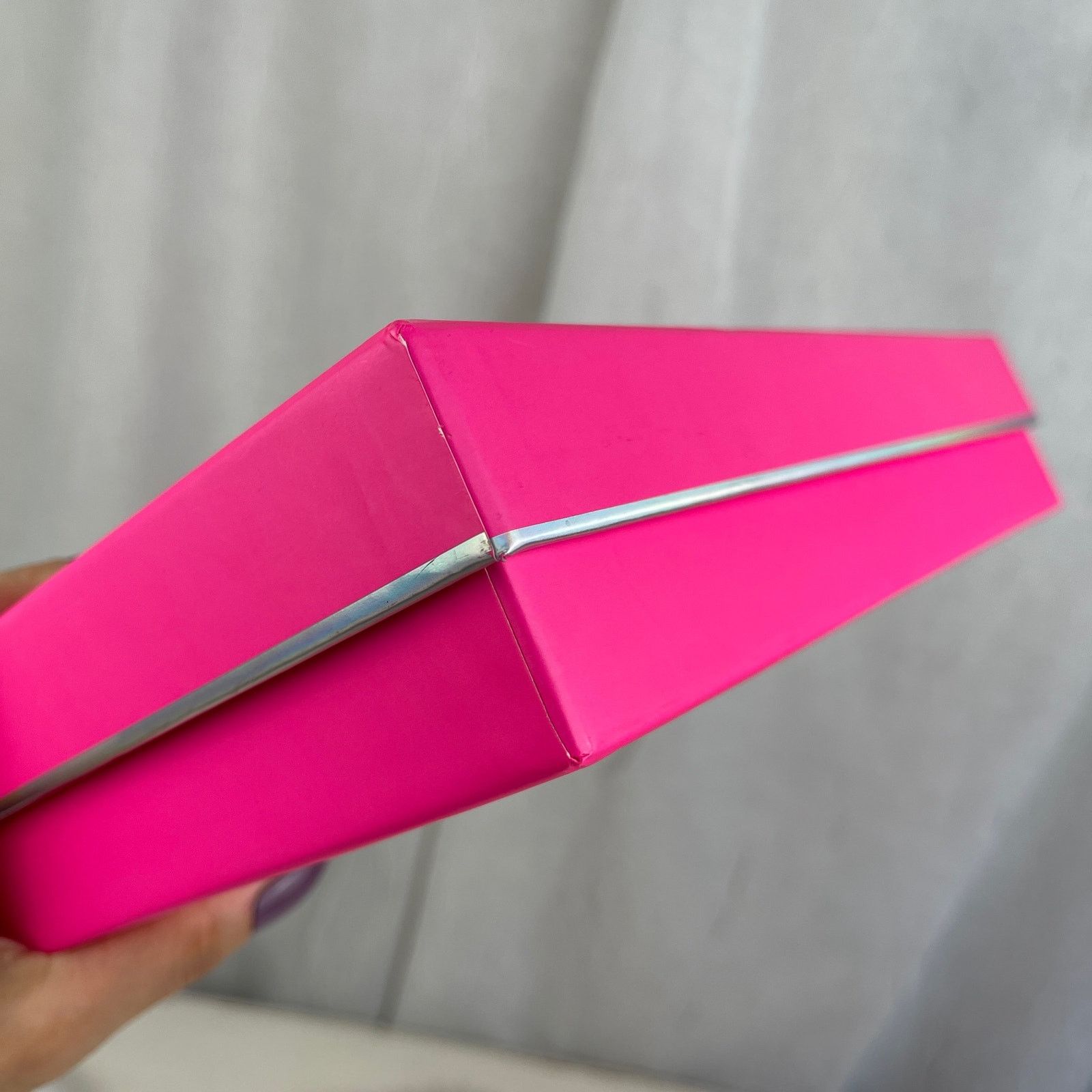 Victoria's Secret Victoria’s Secret PINK Gift Decor Storage Box Silver Logo Size ONE SIZE - 20 Thumbnail