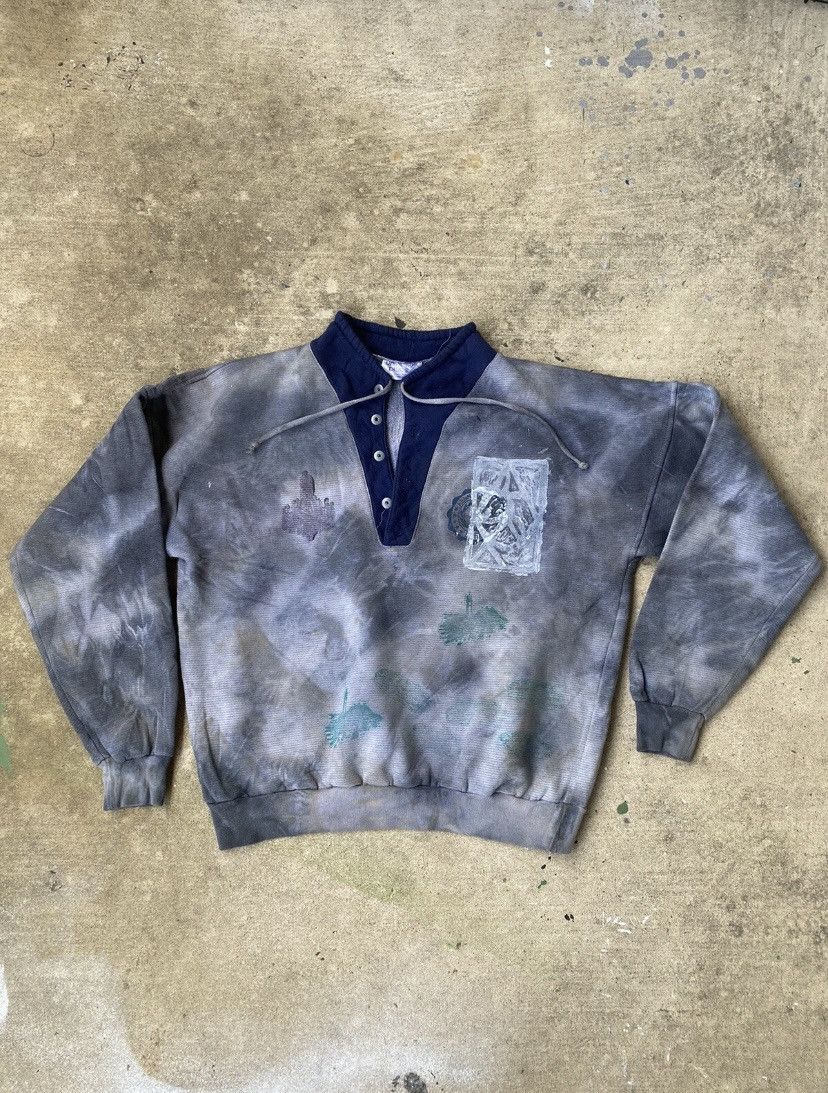 Vintage Kennebunk Port ME Tie Dye XXL Printed Sweater Made in USA Size XXL / US 16-18 / IT 52-54 - 1 Thumbnail