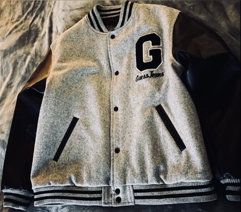 Guess Guess vintage Reversible varsity jacket Size US L / EU 52-54 / 3 - 1 Thumbnail