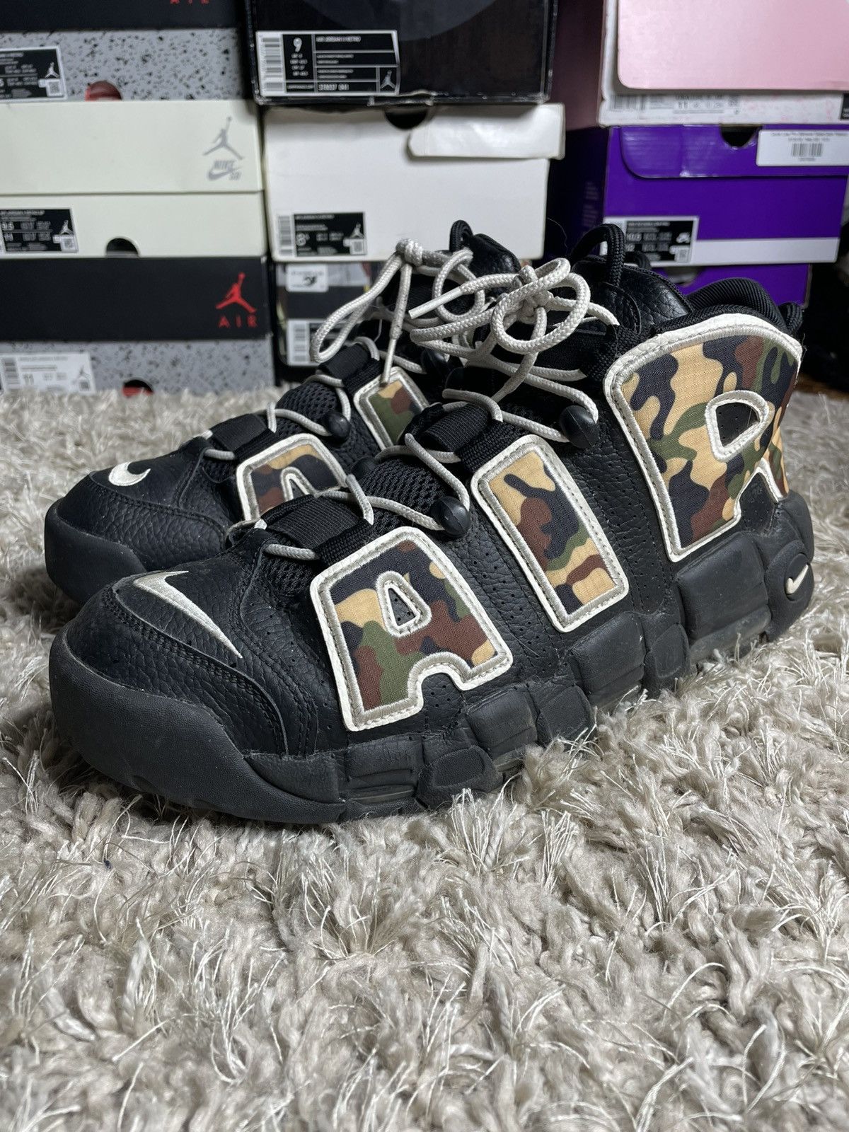Nike Nike Air More Uptempo QS Camo Size US 11 / EU 44 - 1 Thumbnail