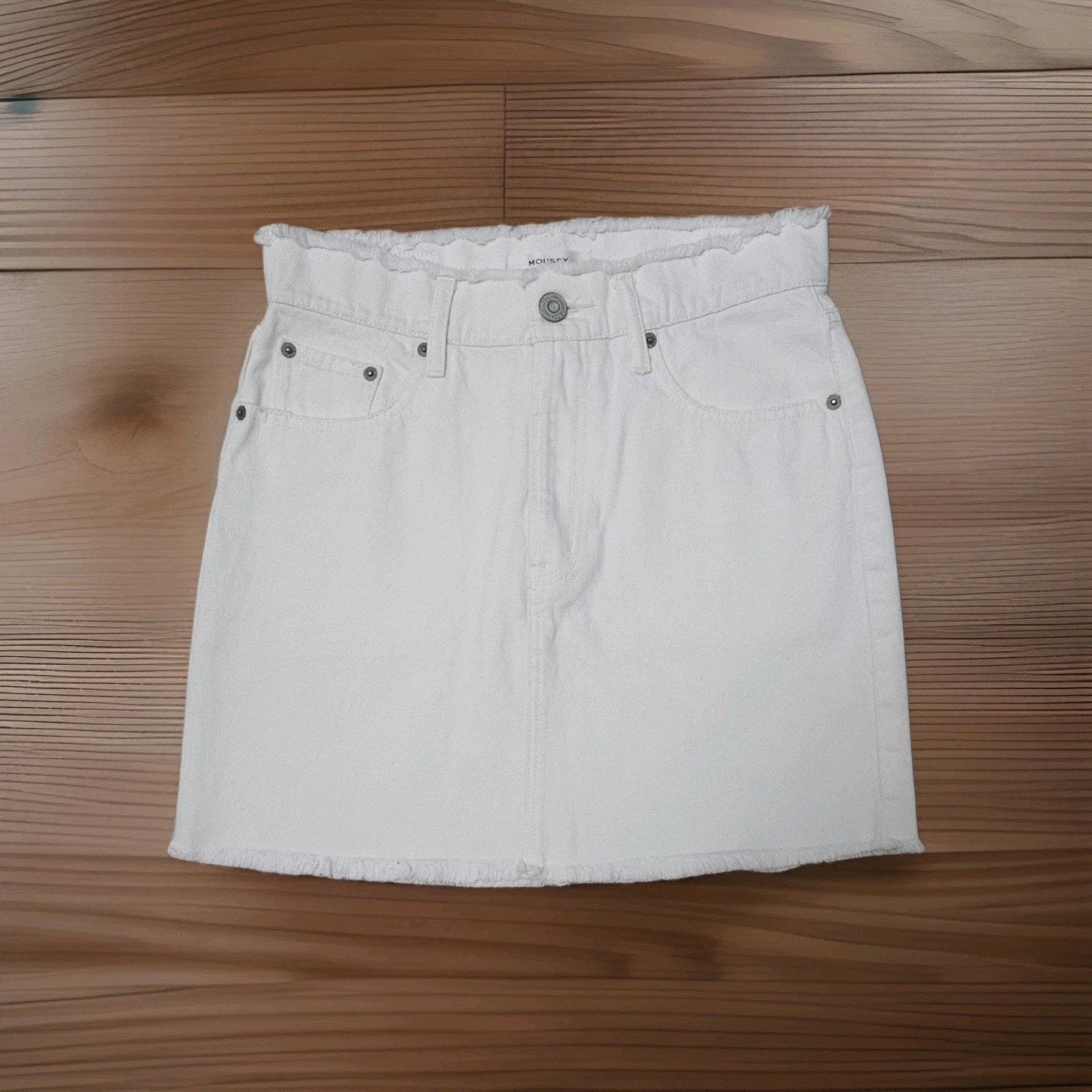 MOUSSY Moussy Vintage Custom Made Hand Crafted skirt frayed hem 2 Size 26" / US 2 / IT 38 - 1 Thumbnail