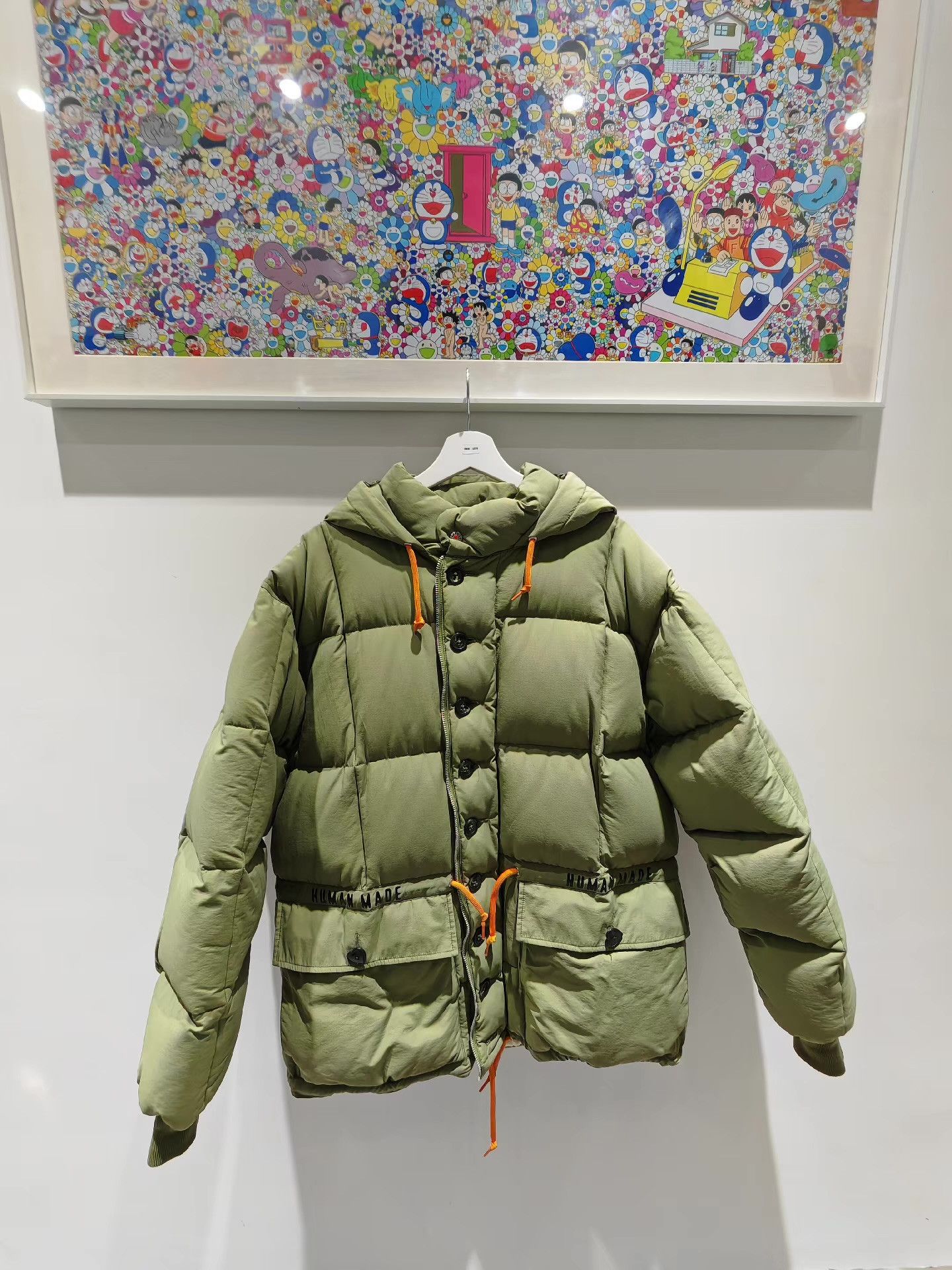 Human Made HUMAN MADE Heart Logo Hooded Down Jacket Q15 Size US XL / EU 56 / 4 - 1 Thumbnail
