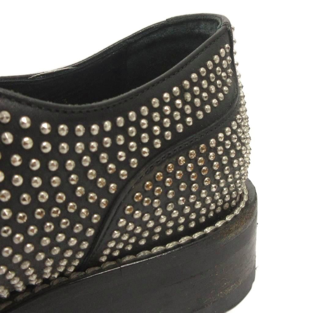 Saint Laurent Paris SAINT LAURENT PARIS Studded Derby Shoes Black 44 Size US 11 / EU 44 - 8 Thumbnail
