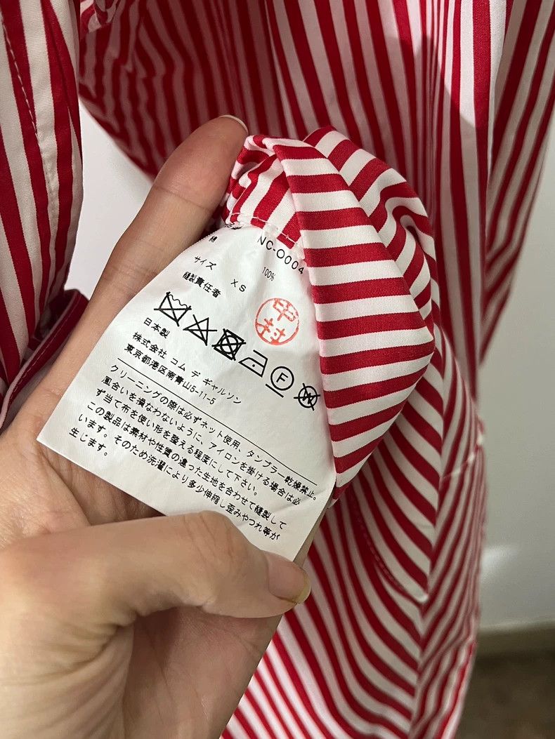 Comme des Garcons Comme Des Garcons Striped Draped Dress Size XS / US 0-2 / IT 36-38 - 7 Thumbnail
